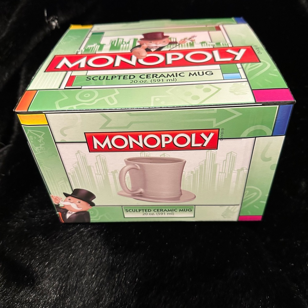 37. Collectible items.  Monopoly ceramic cup
